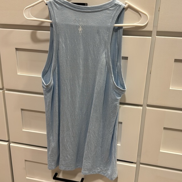 Smartwool Top Women's M Blue Merino Sport tank top - Picture 4 of 4